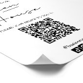 QRコード付きオープンハウスサインインシート ポスター (角)