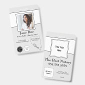 QRコード付きネバダ公証人パブリックバッジの州 バッジ (表裏)