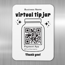 QRコード付きバーチャルヒントJAR マグネット