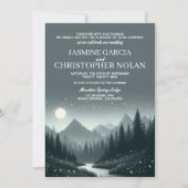 QRコード付きマジカル山の招待状 招待状 (正面)