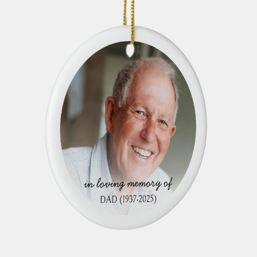 QRコード付きメモリアルオーナメント セラミックオーナメント (右)