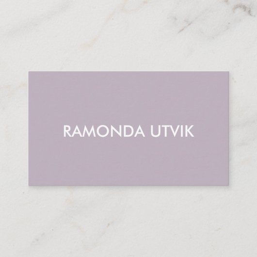 QRコード付きモダンエレガントデザイン 名刺 (正面)