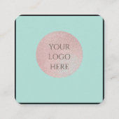 QRコード付きロゴ スクエア名刺 (裏面)