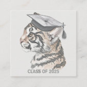 QRコード付き卒業エンクロージャカード エンクロージャーカード (正面)