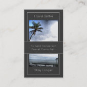 QRコード付き旅行代理店 名刺 (正面)