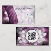 QRコード付き点滅灯 名刺 (正面/裏面)