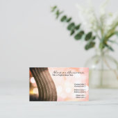 QRコード付き点滅灯 名刺 (スタンド正面)