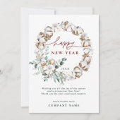 QRコード付き綿花事業年賀状 シーズンカード (正面)