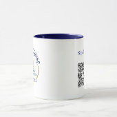 QRコード付き「Sip & Sea」コーヒーマグ マグカップ (中央)