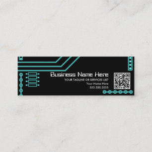 qrコード付きcpu v.3 スキニー名刺