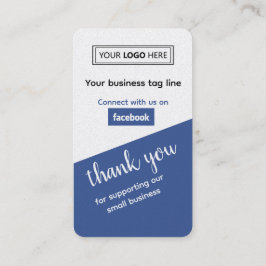 QRコード付きFacebookビジネスレビュー 名刺