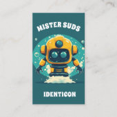 QRコード付きMISTER SUDS WASH 名刺 (正面)