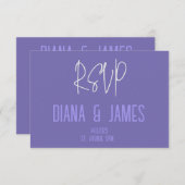 QRコード付きRSVPカード ノートカード (正面/裏面)