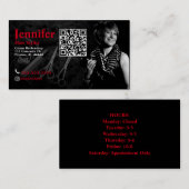 QRコード付きStylistフォト名刺 名刺 (正面/裏面)