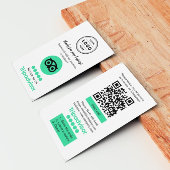 QRコード付きTripAdvisorレビュー要求カード 名刺