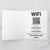 QRコード付きWiFi利用案内 カード (内部)
