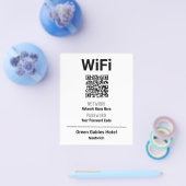 QRコード付きWiFi命令 チラシ (シングル)