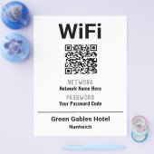 QRコード付きWiFi命令 チラシ (シングル)