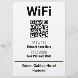 QRコード付きWiFi命令 チラシ