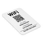 QRコード付きWiFi接続手順 マグネット (右側)