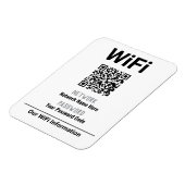 QRコード付きWiFi接続手順 マグネット (左側)