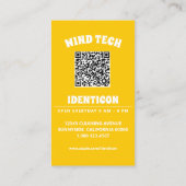 QRコード付きWIND TECH 名刺 (裏面)