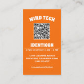 QRコード付きWIND TECH 名刺 (裏面)