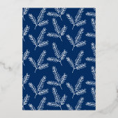 QRコード企業のビジネス幸せホリデーカード 箔シーズンカード (裏面)