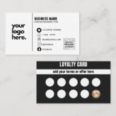 Qrコード企業の名刺デザインロゴ 名刺 (正面/裏面)