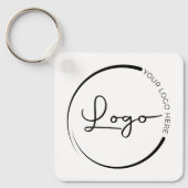 QRコード会社のロゴプロモーション キーホルダー (正面)