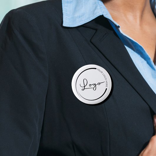 QRコード会社のロゴプロモーション 缶バッジ