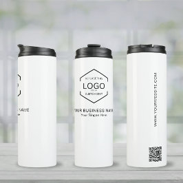 QRコード会社プロモーションあなたのロゴはこちら タンブラー