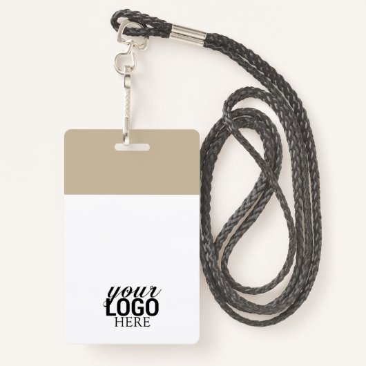 QRコード会社ロゴIDカード会社員 バッジ (裏面ランヤード)