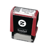 QRコード会社名アドレス自筆スタンプ セルフインキングスタンプ (商品)