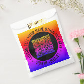 QRコード優先バッグのカスタム文字例 フェイバーバッグ (封をした状態)