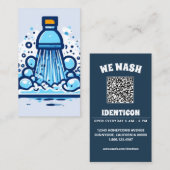 QRコード入りWASH 名刺 (正面/裏面)