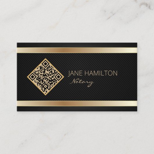 QRコード公証人署名エージェント 名刺 (正面)