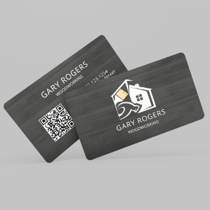 QRコード取扱木商カード 名刺