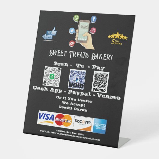 QRコード台座符号 台座サイン (正面)