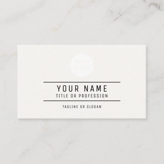 QRコード名プロフェッショナルのロゴが白い コーリングカード (正面)