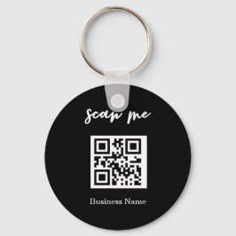 QRコード名刺あなたのロゴのキーチェカスタムーン キーホルダー