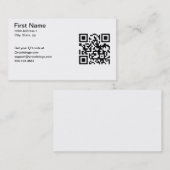 QRコード名刺 名刺 (正面/裏面)