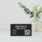 Qrコード名刺 名刺 (スタンド正面)