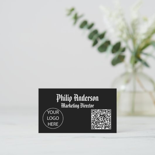 Qrコード名刺 名刺 (スタンド正面)