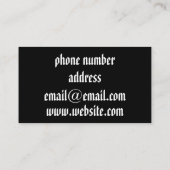 Qrコード名刺 名刺 (裏面)