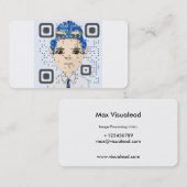 QRコード名刺 名刺 (正面/裏面)