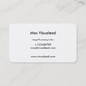 QRコード名刺 名刺 (裏面)