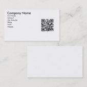 QRコード名刺 名刺 (正面/裏面)