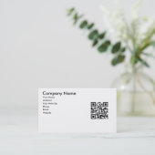 QRコード名刺 名刺 (スタンド正面)