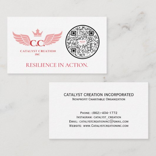 QRコード名刺 名刺 (正面/裏面)